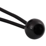 vidaXL Bungee lana s guľami 24 ks Čierna 4 mm x 22 cm Polypropylén – Obrázok 3