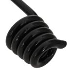 vidaXL Háčiky 12 ks Čierna 4 mm x 5 cm Oceľ – Obrázok 3