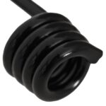 vidaXL Háčiky 12 ks Čierna 10 mm x 5 cm Oceľ – Obrázok 3