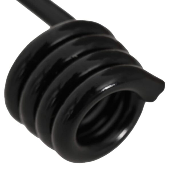 vidaXL Háčiky 12 ks Čierna 10 mm x 5 cm Oceľ – Obrázok 3