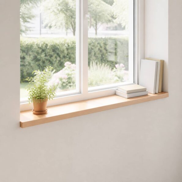 vidaXL Parapety 2 ks Prírodná 110 x 15 x 2 cm Masívne bukové drevo – Obrázok 8