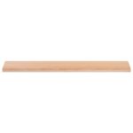 vidaXL Parapety 2 ks Prírodná 160 x 25 x 2 cm Masívne bukové drevo – Obrázok 2