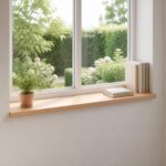 vidaXL Parapety 2 ks Prírodná 80 x 40 x 2 cm Masívne bukové drevo – Obrázok 8