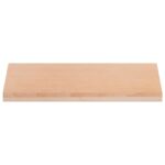 vidaXL Parapety 2 ks Prírodná 80 x 40 x 2 cm Masívne bukové drevo – Obrázok 2
