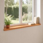 vidaXL Parapety 2 ks Svetlohnedá 110 x 15 x 2 cm Masívne bukové drevo – Obrázok 3