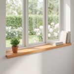 vidaXL Parapety 2 ks Svetlohnedá 140 x 20 x 2 cm Masívne bukové drevo – Obrázok 8