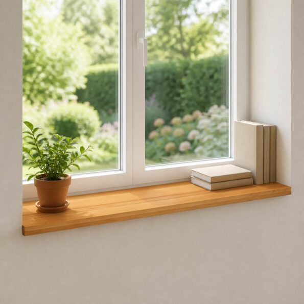 vidaXL Parapety 2 ks Svetlohnedá 90 x 40 x 2 cm Masívne bukové drevo – Obrázok 8