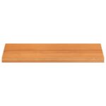 vidaXL Parapety 2 ks Svetlohnedá 90 x 40 x 2 cm Masívne bukové drevo – Obrázok 2