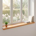 vidaXL Parapety 2 ks Svetlohnedá 160 x 40 x 2 cm Masívne bukové drevo – Obrázok 8