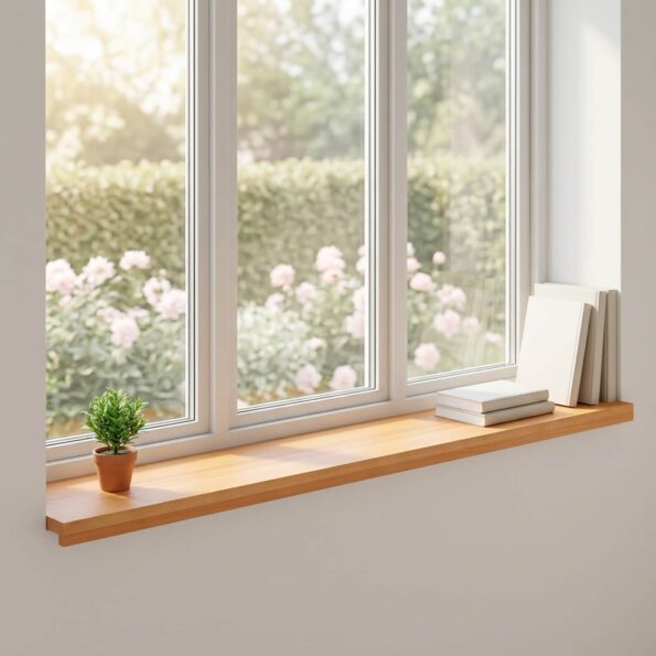 vidaXL Parapety 2 ks Svetlohnedá 160 x 40 x 2 cm Masívne bukové drevo – Obrázok 8