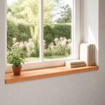 vidaXL Parapety 2 ks Lakovaný 70 x 30 x 2 cm Masívne bukové drevo