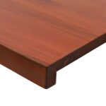 vidaXL Parapety 2 ks Hnedá 100 x 25 x 2 cm Masívne bukové drevo – Obrázok 5