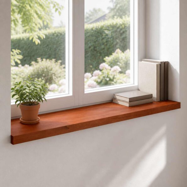 vidaXL Parapety 2 ks Hnedá 80 x 40 x 2 cm Masívne bukové drevo – Obrázok 8