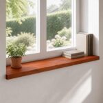 vidaXL Parapety 2 ks Hnedá 80 x 40 x 2 cm Masívne bukové drevo