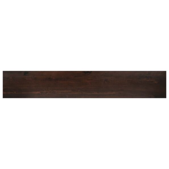 vidaXL Parapety 2 ks Tmavohnedá 100 x 20 x 2 cm Masívne bukové drevo – Obrázok 4