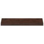vidaXL Parapety 2 ks Tmavohnedá 80 x 30 x 2 cm Masívne bukové drevo – Obrázok 3