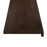 vidaXL Parapety 2 ks Tmavohnedá 80 x 30 x 2 cm Masívne bukové drevo – Obrázok 4