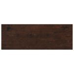 vidaXL Parapety 2 ks Tmavohnedá 80 x 30 x 2 cm Masívne bukové drevo – Obrázok 5