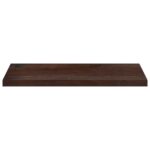 vidaXL Parapety 2 ks Tmavohnedá 100 x 40 x 2 cm Masívne bukové drevo – Obrázok 3