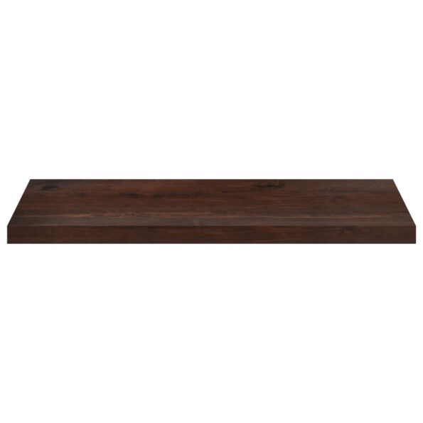 vidaXL Parapety 2 ks Tmavohnedá 100 x 40 x 2 cm Masívne bukové drevo – Obrázok 3