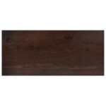vidaXL Parapety 2 ks Tmavohnedá 100 x 40 x 2 cm Masívne bukové drevo – Obrázok 5