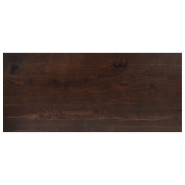vidaXL Parapety 2 ks Tmavohnedá 100 x 40 x 2 cm Masívne bukové drevo – Obrázok 5