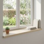 vidaXL Parapety 2 ks Biela 70 x 30 x 2 cm Masívne dubové drevo