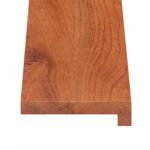 vidaXL Parapety 2 ks Hnedá 120 x 20 x 2 cm Masívne dubové drevo – Obrázok 4