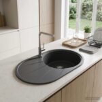 vidaXL Kuchynský drez s jednou vaničkou Granit 77 x 49 x 20.5 cm