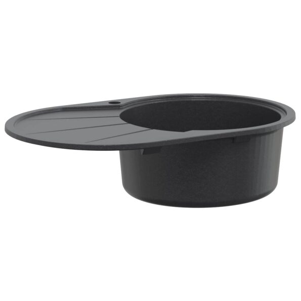 vidaXL Kuchynský drez s jednou vaničkou Granit 77 x 49 x 20.5 cm – Obrázok 2