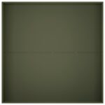 vidaXL Záhradný kvetináč 2 ks Olivovo zelená 100 x 100 x 20 cm – Obrázok 5