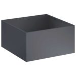 vidaXL Záhradný kvetináč 2 ks Antracitová 100 x 100 x 40 cm – Obrázok 3