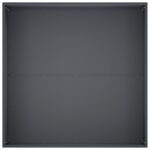 vidaXL Záhradný kvetináč 2 ks Antracitová 100 x 100 x 40 cm – Obrázok 5