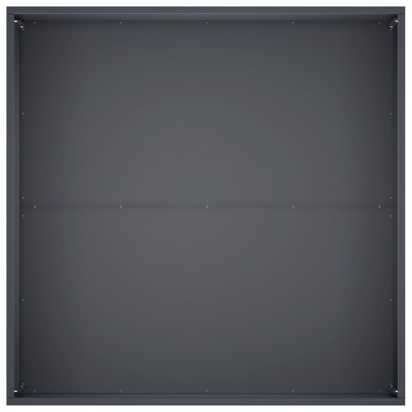 vidaXL Záhradný kvetináč 2 ks Antracitová 100 x 100 x 40 cm – Obrázok 5