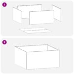 vidaXL Záhradný kvetináč 2 ks Antracitová 100 x 100 x 40 cm – Obrázok 7