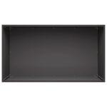 vidaXL Záhradný kvetináč 2 ks Čierna 100 x 50 x 50 cm – Obrázok 5