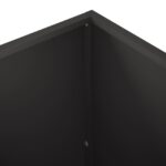 vidaXL Záhradný kvetináč 2 ks Čierna 100 x 50 x 50 cm – Obrázok 6