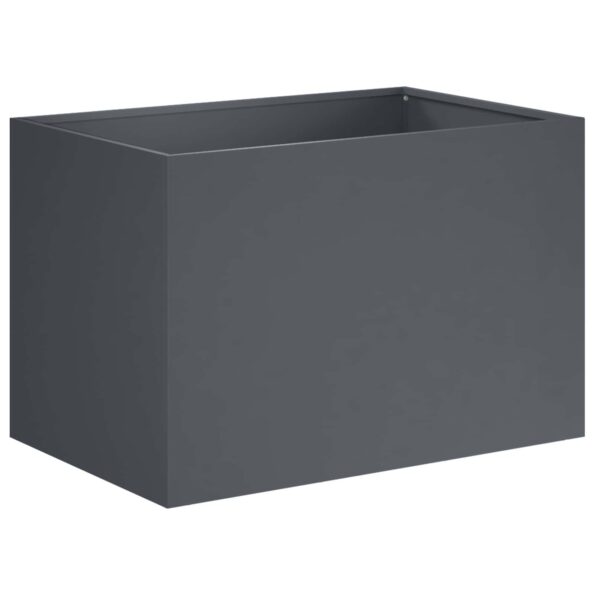 vidaXL Záhradný kvetináč Antracitová 60 x 40 x 40 cm – Obrázok 2