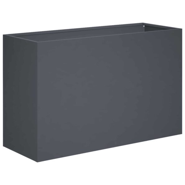 vidaXL Záhradný kvetináč 2 ks Antracitová 80 x 40 x 50 cm – Obrázok 3