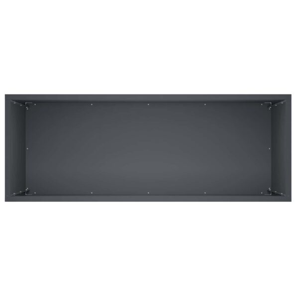 vidaXL Záhradný kvetináč 2 ks Antracitová 80 x 40 x 50 cm – Obrázok 5
