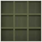 vidaXL Záhradný kvetináč Olivovo zelená 100 x 100 x 20 cm – Obrázok 4