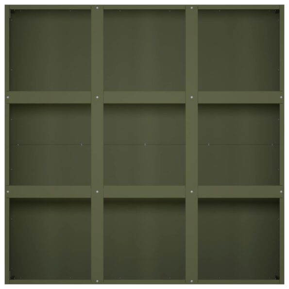 vidaXL Záhradný kvetináč Olivovo zelená 100 x 100 x 20 cm – Obrázok 4