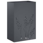vidaXL Záhradný kvetináč Antracitová 50 x 30 x 75 cm – Obrázok 2