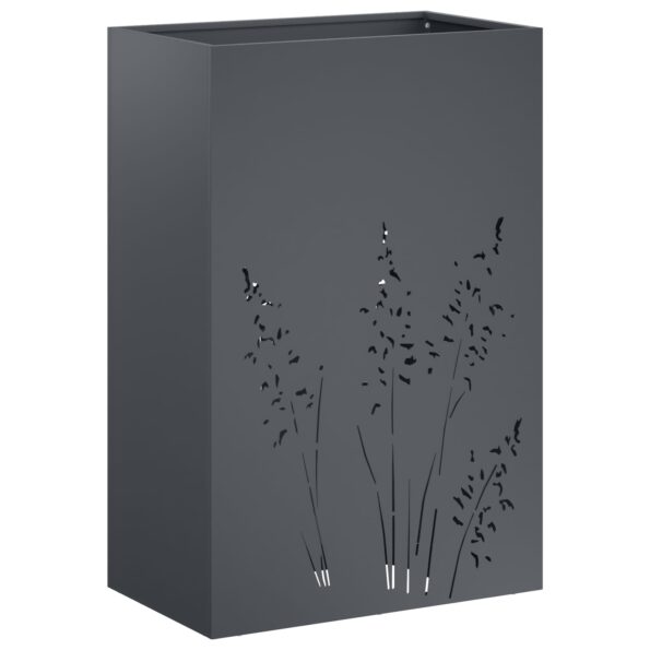 vidaXL Záhradný kvetináč Antracitová 50 x 30 x 75 cm – Obrázok 2