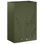 vidaXL Záhradný kvetináč Olivovo zelená 50 x 30 x 75 cm – Obrázok 2