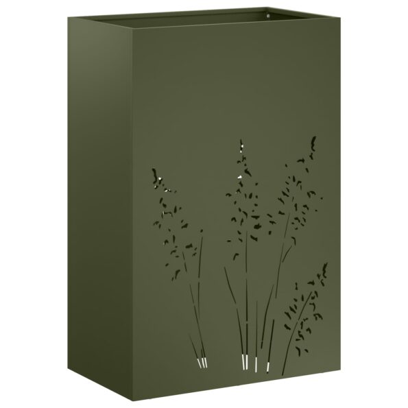 vidaXL Záhradný kvetináč Olivovo zelená 50 x 30 x 75 cm – Obrázok 2