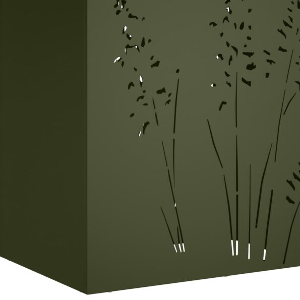 vidaXL Záhradný kvetináč Olivovo zelená 50 x 30 x 75 cm – Obrázok 7