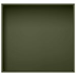 vidaXL Záhradný kvetináč Olivovo zelená 50 x 50 x 49 cm – Obrázok 5