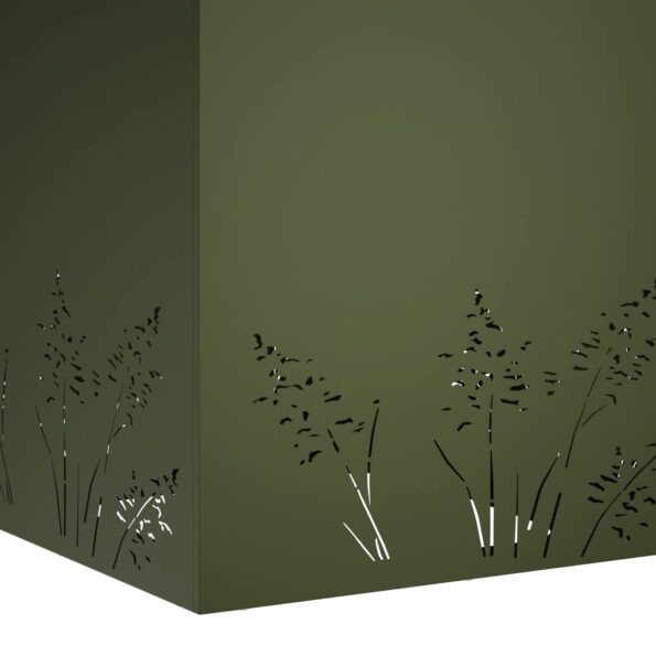 vidaXL Záhradný kvetináč Olivovo zelená 50 x 50 x 49 cm – Obrázok 7