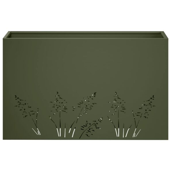 vidaXL Záhradný kvetináč Olivovo zelená 80 x 30 x 49 cm – Obrázok 4